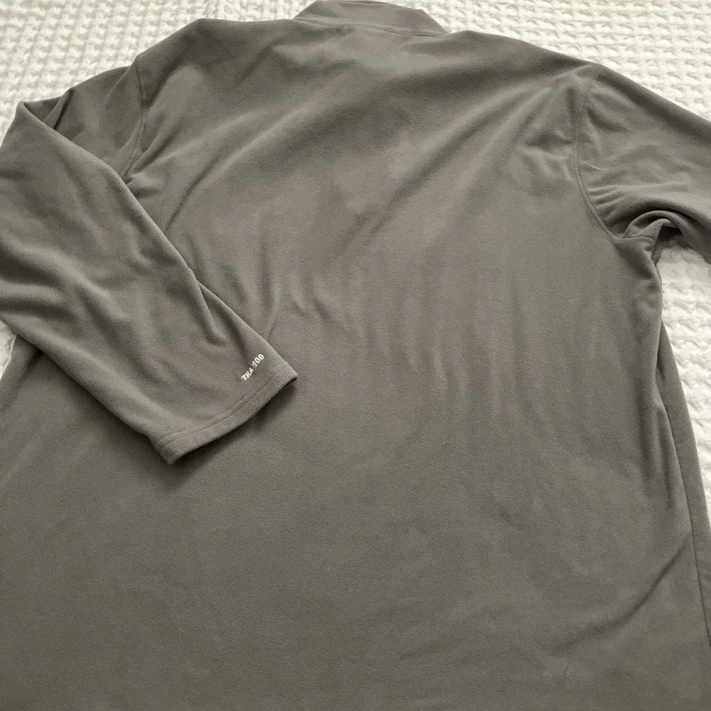 The North Face Men's TKA 100 1/4 Zip Fleece Pullover‎ Gray XXL